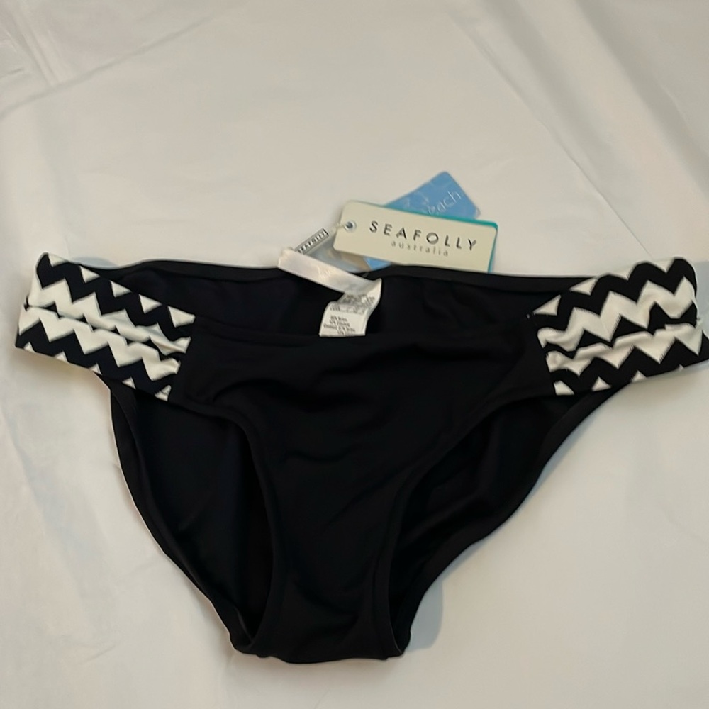 NEW Seafolly Twist Band Hipster Swim Bottom 14